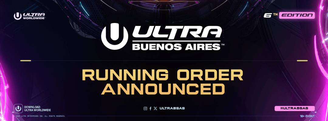 Ultra Buenos Aires 2026 Running Order
